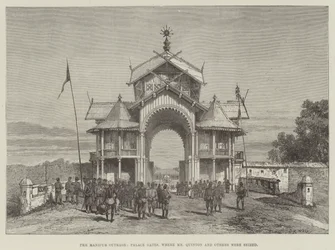 The Manipur Outrage, Palace Gates, Where Mr Quinton and Others Were Seized